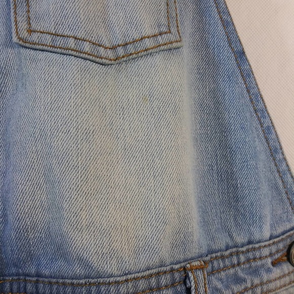 Ci Sono Denim Collection Bib Overalls Ripped Distressed Size Small - Picture 8 of 12